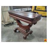 Vintage Empire-Style Mahogany Game Table