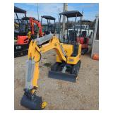 2025 ZJG Mini Excavator, Model ZJ-12; SN ZJ20250625-06