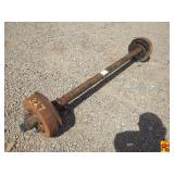 Trailer Axle With Electric Brakes