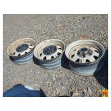 (3) 5-Lug Jeep Rims