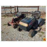 (2) Riding Mowers For 1 Money:  Lowers 16/42 & Snapper.  Great fixer-uppers)