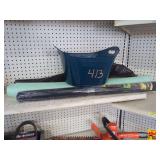 Oval Tub & Landscape Fabric