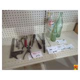 Woven Rope & Bamboo Basket With Americana Blue (H116)