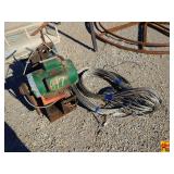 3hp Single Phase Winch With 350' Stainless Steel Cable