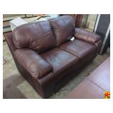 Leather Love Seat