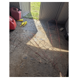Lawn Seed Spreader, Plant Cages & Fuel Cans
