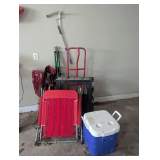 Igloo Cooler, Lawn Chair, Dolly