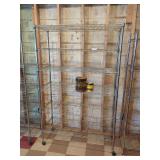 Metal Wire Rolling Shelving Unit