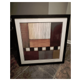 Framed Abstract Geometric Print