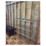 Metal Wire Rolling Shelving Unit