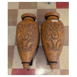 Decorative Urns Mounted For Wall Decor