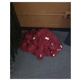 Red Cloth Chair Covers