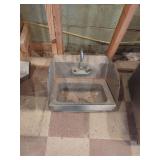 Stainless Steel Wall-Mounted Sink