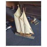 Schooner Model Sail Boat