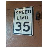 Speed Limit 35 Sign