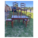 Dining Table with Six Chairs