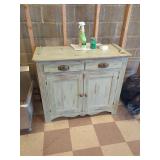 Distressed Wood Cabinet