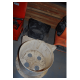 White Cylindrical Container