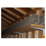 White & Beige Siding And Wire Shelving