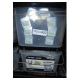 Storage Tote of Joist Hangers