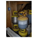 Assorted Mastercool 50 LB. D.O.T. Approved Refrigerant Recovery Cylinders