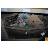 Storage Tote & Contents: Electrical Wire & More