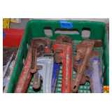 Assortment of Pipe Wrenches
