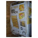 8 Tier Bin Rack