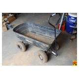 Gorilla Carts Poly Garden Cart