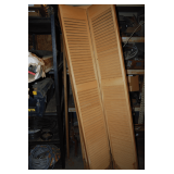 Wood Louvered Bi-Fold Doors