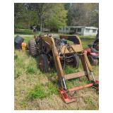 Vintage Tractor with Front End Loader