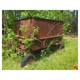 Vintage Steel Farm Wagon Box