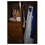 Contents of Side Closet of Wardrobe