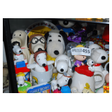 Contents on Shelf of Curio Cabinet: Charlie Brown, Peanuts