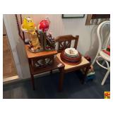 Antique Telephone Table (Contents not Included)