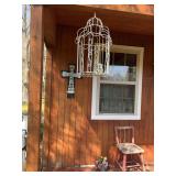 Contents of Porch (Main Shed): Bench, Chair, Wall Decor & More