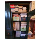 Contents in Display Area of Hutch: 8 Track Tapes, LP