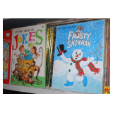 Contents of Shelf: Little Golden Books in Protective Sleeves