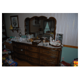 Nine Drawer Dresser with Mirror (Contents not Included)