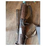 Antique Wooden & Iron Farm Tool