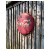 Vintage Coco-Cola Button Sign