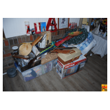 Totes & Contents, Tackle Box, Patton Radiant Heater & More
