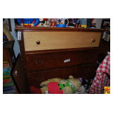 Vintage Chest of Drawers (Contents on Top Not Included)