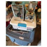 Storage Totes with Contents & Canisters