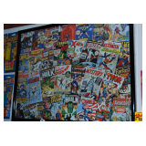 Collectibles: Framed Vintage Marvel Comic Book Covers, Framed Vintage Jigsaw Puzzle