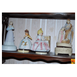 Contents of Shelf: Figurines