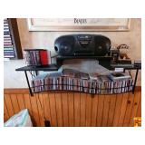 Shelf Unit, CD Radio, CDs & More