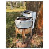 Antique Wringer Washing Machine Planter