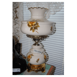 Vintage Hurricane Parlor Lamp