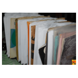 Vintage Record Rack & Single Records